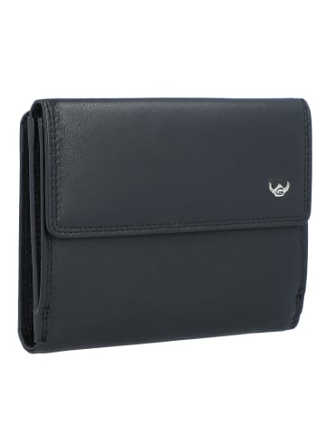 Golden Head Polo Geldbörse RFID Leder 12 cm schwarz