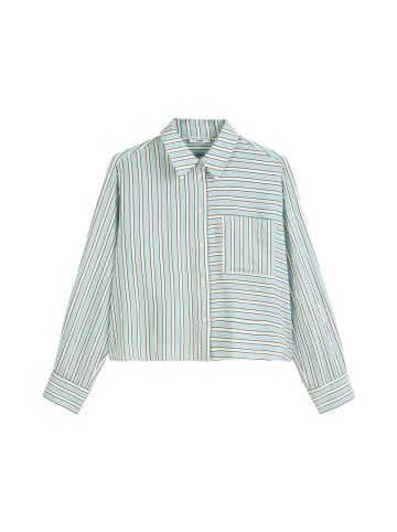Marc O'Polo DENIM Gestreifte Bluse relaxed in Offwhite