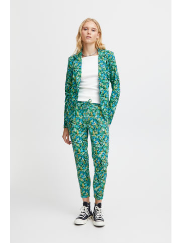 ICHI IHKate regular fit in Blue Green Multi Flower aop