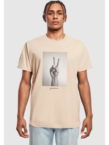 Mister Tee Mister Tee Herren Peace Sign Tee in sand