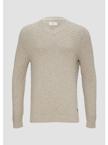 s.Oliver Strickpullover in 80X0_helles beige