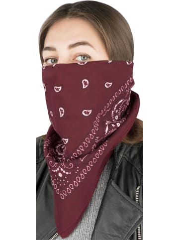 Normani Outdoor Sports 3 Bandana Kopftuch in Burgund/Schwarz