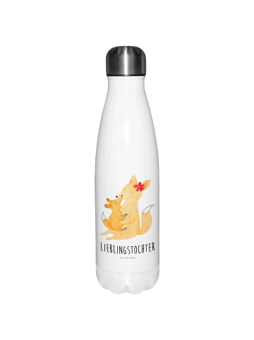 Mr. & Mrs. Panda Thermosflasche Fuchs Mama mit Spruch in Weiß