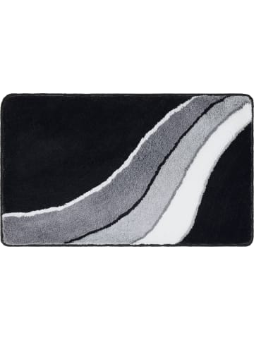 Erwin Müller Badematte Veria in grau-schwarz