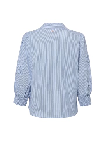 NÜMPH Bluse NUEmelia in blau weiß