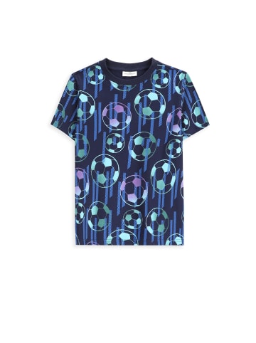 Coccodrillo T-shirt mit kurzen Ärmeln in dunkelblau