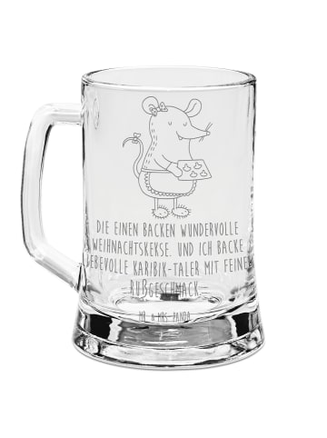 Mr. & Mrs. Panda Bierkrug Maus Kekse mit Spruch in Transparent