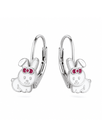 schmuck23 Silber Ohrringe 925 Hase 1,0 cm x 1,0 cm