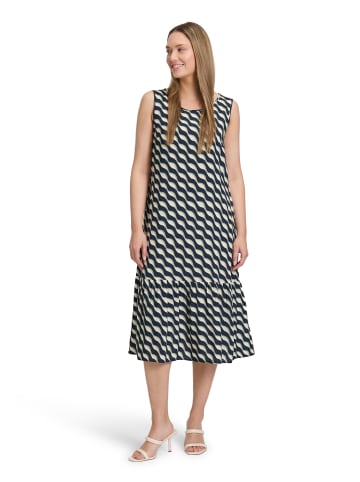 Betty Barclay Stufenkleid weiter Ausschnitt in Dark Blue/Green