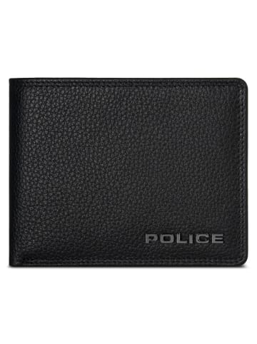 Police Geldbörse RFID Schutz Leder 11.5 cm in black