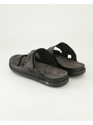 ROHDE Offene Hausschuhe in Schwarz