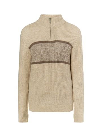 MO Grobstrickpullover in Beige Mehrfarbig