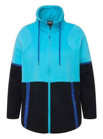 Ulla Popken Sweatjacke in helles türkis