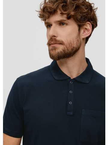 s.Oliver Polo-Shirt kurzarm in Blau