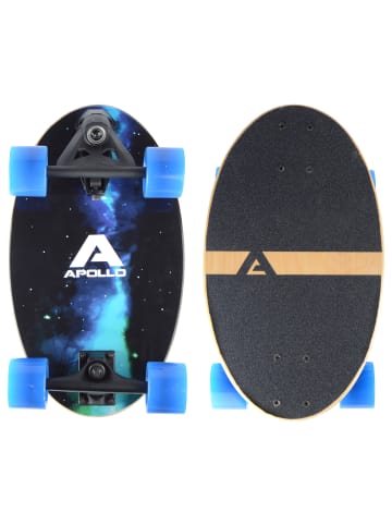 Apollo Mini-Longboard " Barrel Board " in Galaxy - blau/schwarz