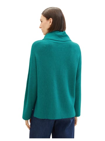 Tom Tailor Pullover in ever green melange