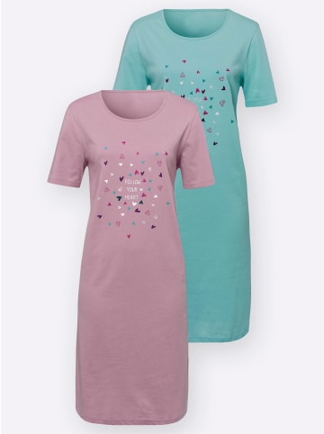 Sieh an! Nachthemden in mint + mauve