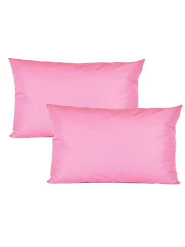 JACK 2er Set Outdoor Kissenhülle 30x50cm Uni in Rosa