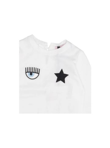 Chiara Ferragni Langarmshirt 53B605 Weiß