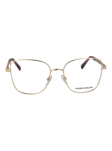 Karen Millen Damen Optische Fassungen Quadrat Gold