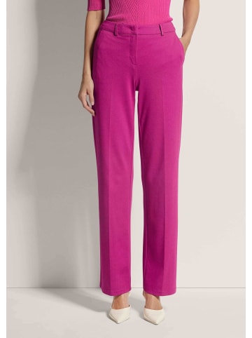 MADELEINE Weite Hose mit Bügelfalten in magenta