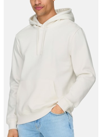 ONLY & SONS Sweatshirt / Hoodie Connor in Dunkelbraun / creme