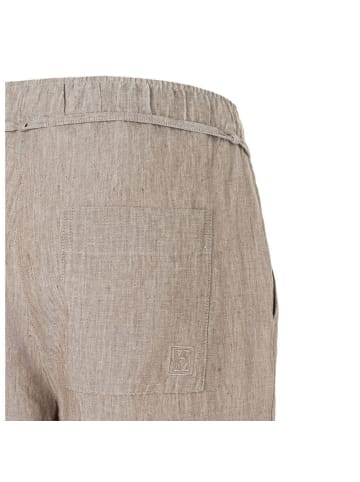 MAC Leinenhose CHIARA BELT in sanddrift melange