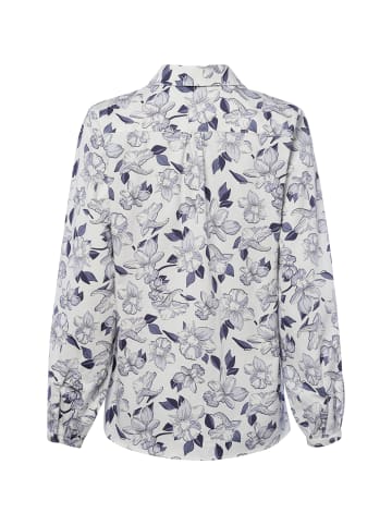 Marie Lund Blusenshirt in ecru marine - 0008