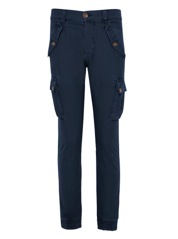 Threadbare Cargo-Hose Corez in Navy