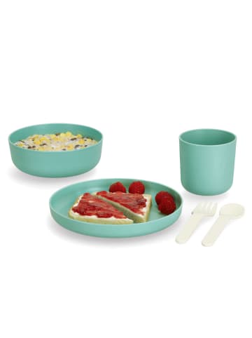 Zeller Present Kindergeschirr in grün