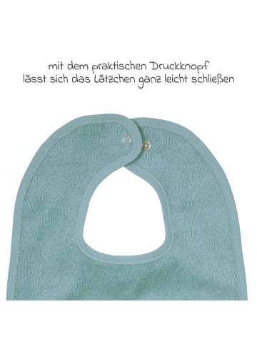 Wörner 2er Set Riesen-Lätzchen mit Druckknöpfen in green