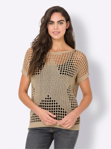 Heine Ajourpullover in sand