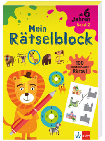 KLETT LERNTRAINING Buch - Klett Mein Rätselblock ab 6 Jahren Band 2