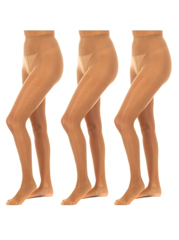 Jolie Folie 3er-Set: Strumpfhose in Beige