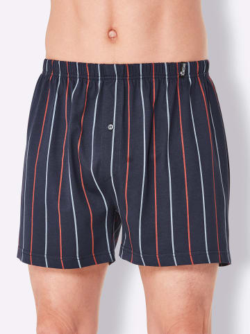 WITT WEIDEN Boxershorts in marine-gestreift + marine + marine-kariert