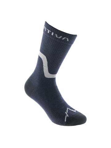 LA SPORTIVA - Hiking Socks - Wandersocken (black/yellow, S) in opal/cloud