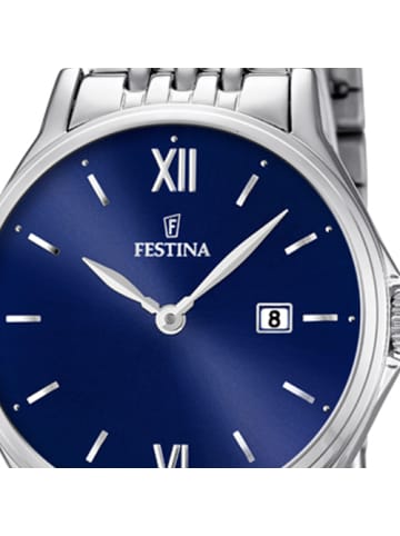 Festina Analog-Armbanduhr Festina Klassik silber klein (ca. 30,8mm)