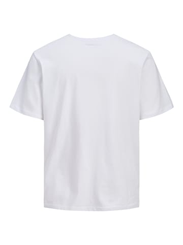 JACK & JONES Junior Basic Kurzarm T-Shirt Jjlarri in bright white