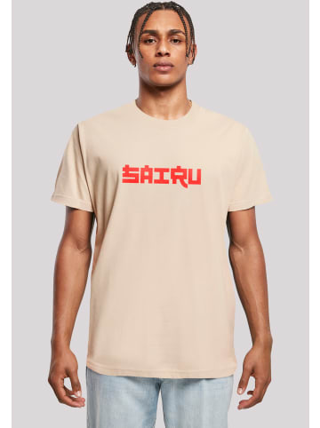 F4NT4STIC T-Shirt Koi Fish Japan Streetstyle in sand