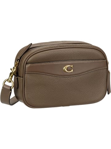 Coach Umhängetasche Camera Bag Soft Pebble in Dark Stone