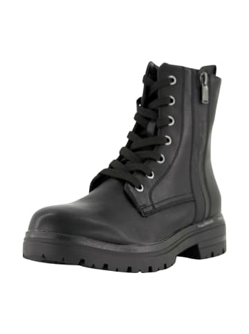 Tom Tailor Schnürboots in Schwarz