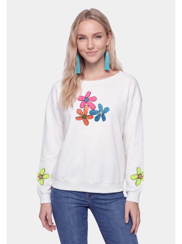 IZIA Women Sweatshirt in White