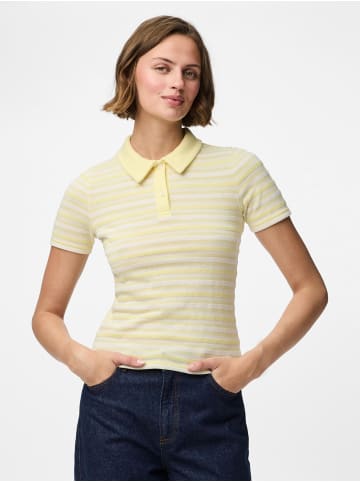Pieces Poloshirt in French Vanilla