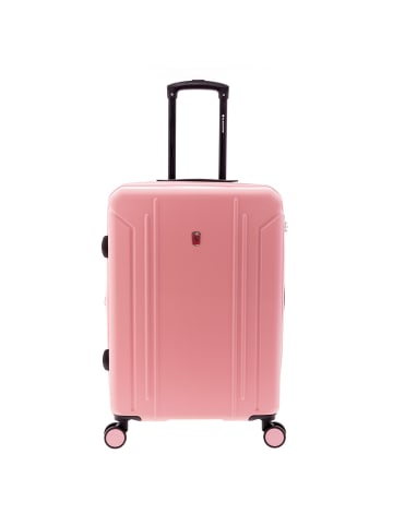 Gladiator 2900 4 Rollen Trolley M 67 cm mit Dehnfalte in pink