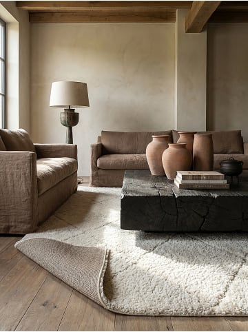 KADIMA DESIGN Teppichläufer Berber weich wohnlich Wohnzimmer Schlafzimmer in Creme