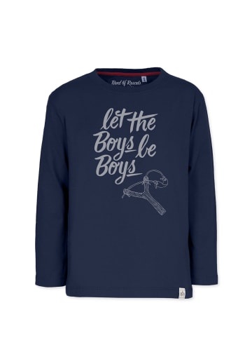 Band of Rascals Longsleeve " Let the boys be boys " in blau