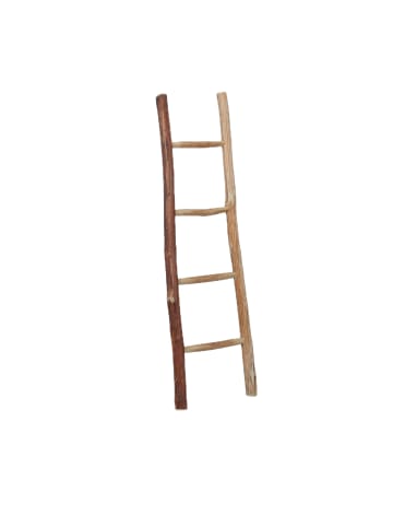 relaxdays Dekoleiter "Kastanie" in Natur - 116 cm