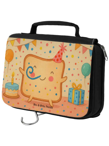 Mr. & Mrs. Panda Schminktasche Toast Party Design ohne Spruch in Weiß