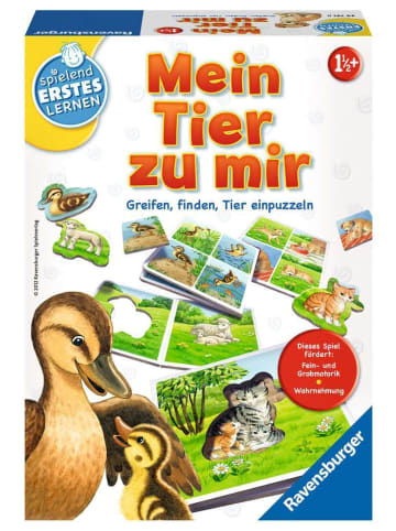 Ravensburger Lernspiel Mein Tier zu mir - Spiele für Kleinkinder ab 1,5 Jahre Ab 1,5 Jahre in bunt