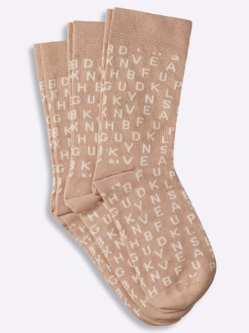 WITT WEIDEN Socken in ecru-sand